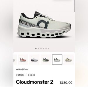 Women’s On Cloudmonster 2 undyed and frost